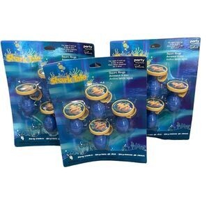 NEW VTG Lot Of 3 Dreamworks Shark Tale Party Favors RINGS Water Squirters 2004